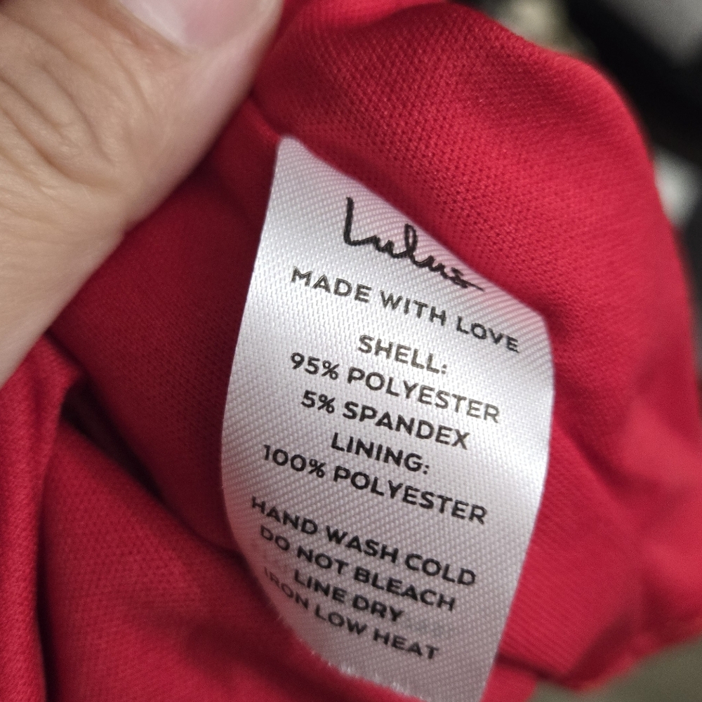 Lulu's One-Shoulder Red Ruched Midi Dress - Picture 9 of 9